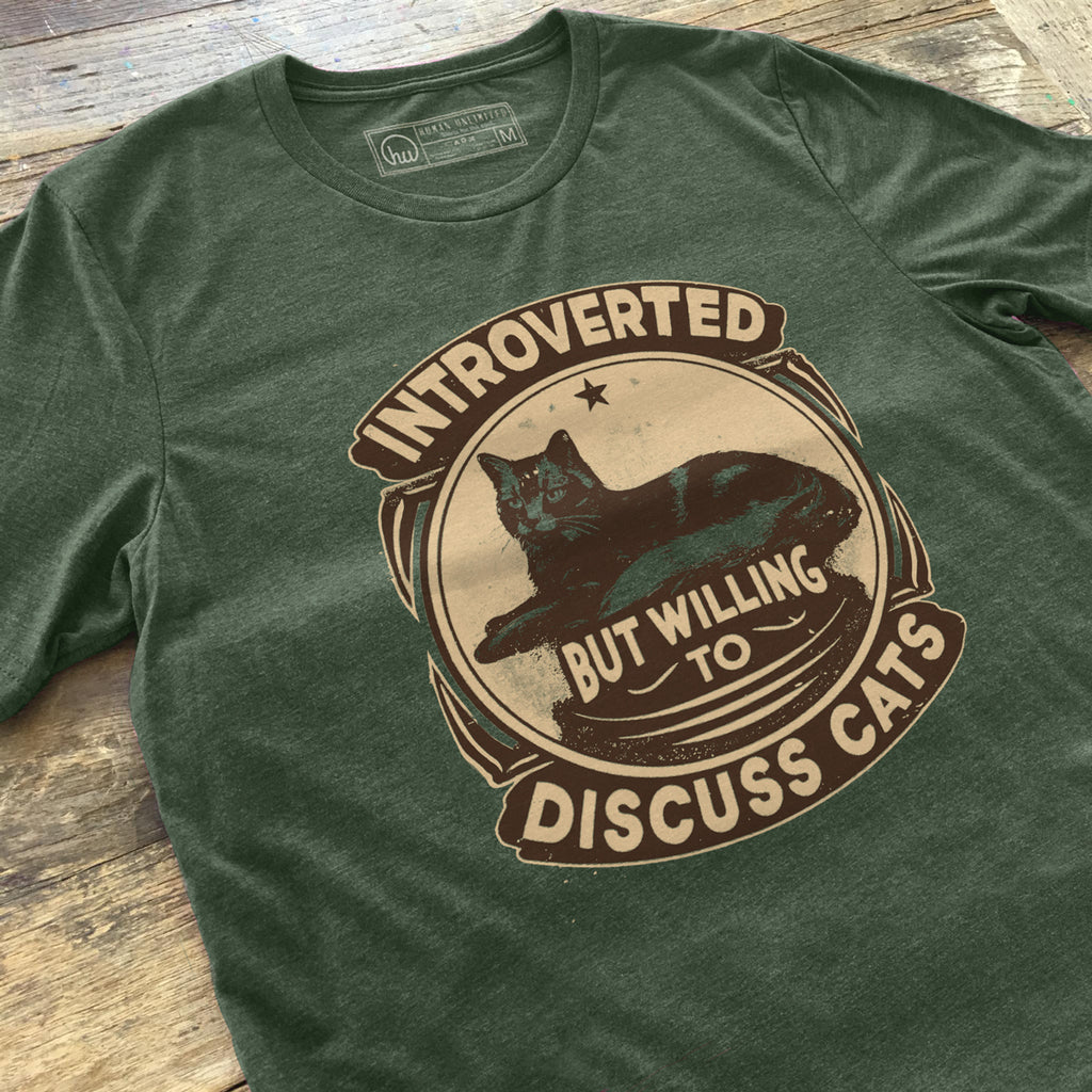 Introverted But Willing to Discuss Cats - Unisex