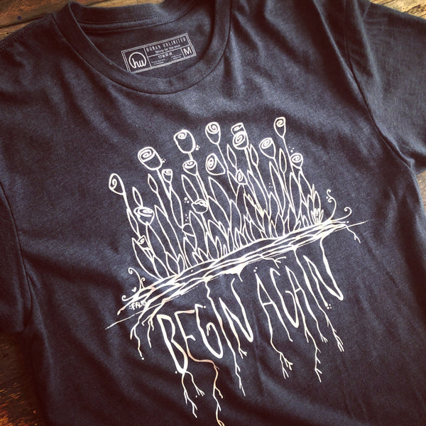 T-shirt - Begin Again - Unisex