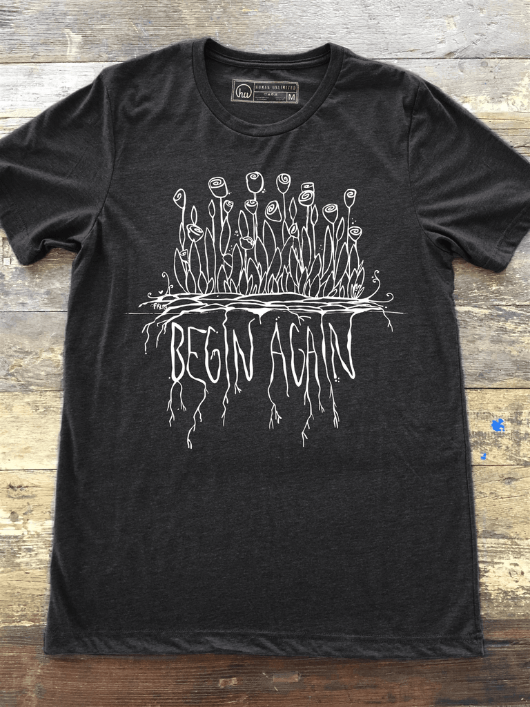 T-shirt - Begin Again - Unisex