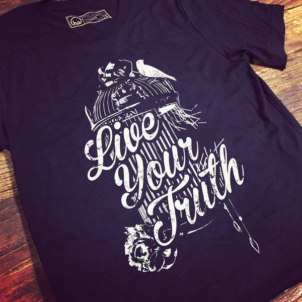 T-shirt - Live Your Truth - Uncaged - Unisex