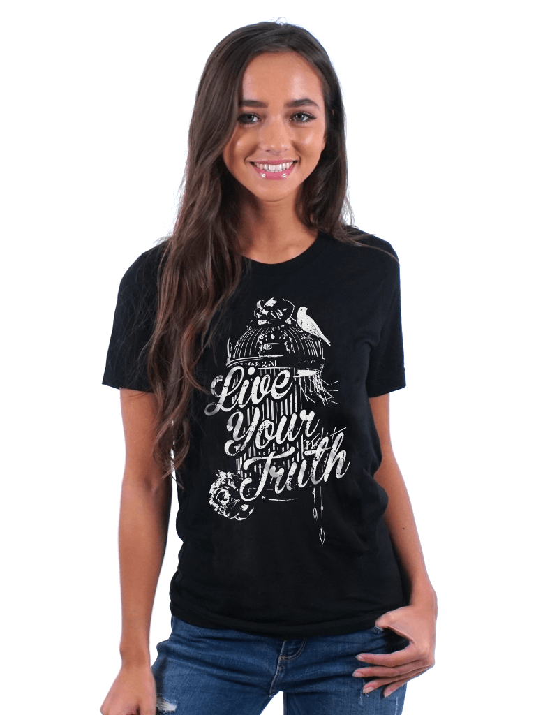T-shirt - Live Your Truth - Uncaged - Unisex