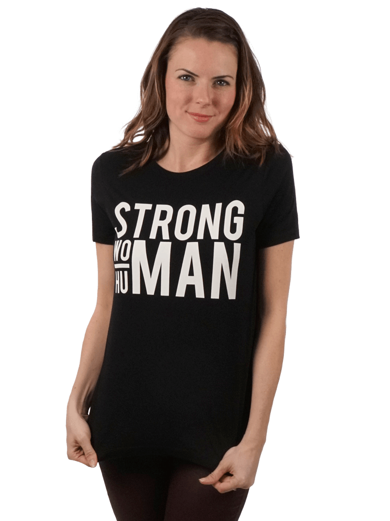 T-shirt - Women's Strong Woman Strong Human Tee