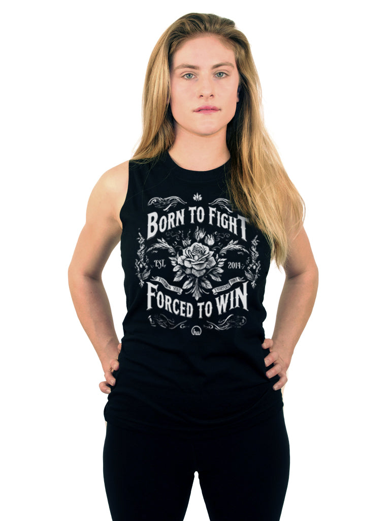 Born To Fight. Forced To Win. - Unisex Muscle Tank