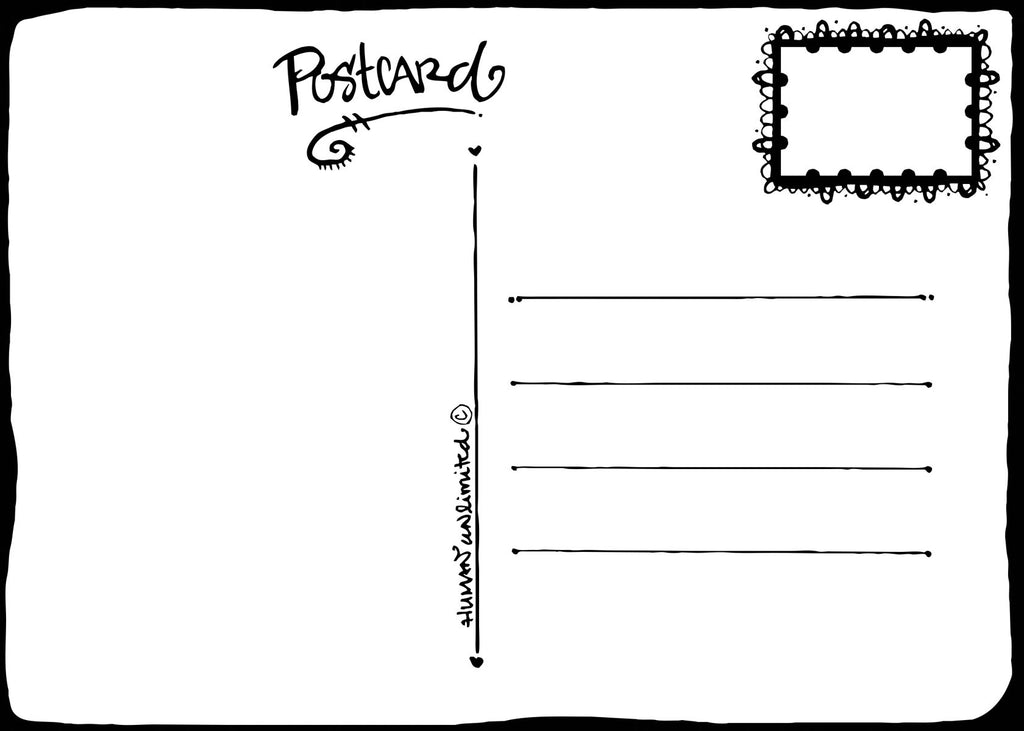 Postcard - Simplicity Series - 5x7 Postcard 4-Pack