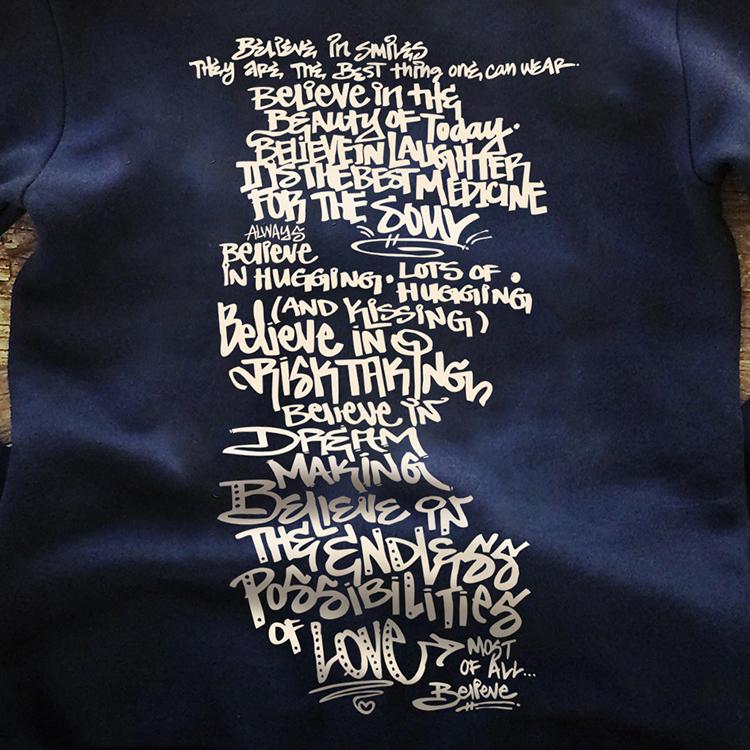 T-shirt - Believe Zipper Hoodie - Unisex