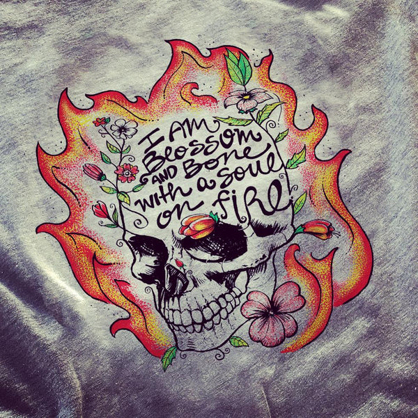 T-shirt - Blossom And Bone - Unisex