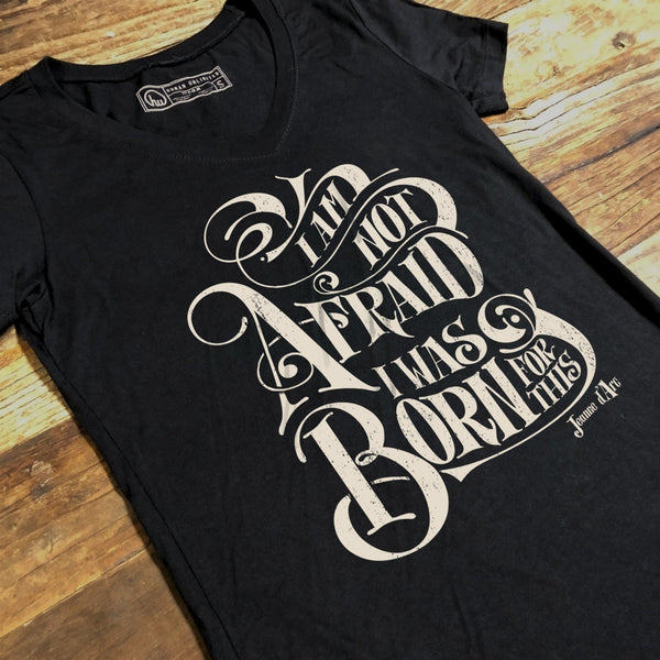 T-shirt - Born For This - Womens Vneck