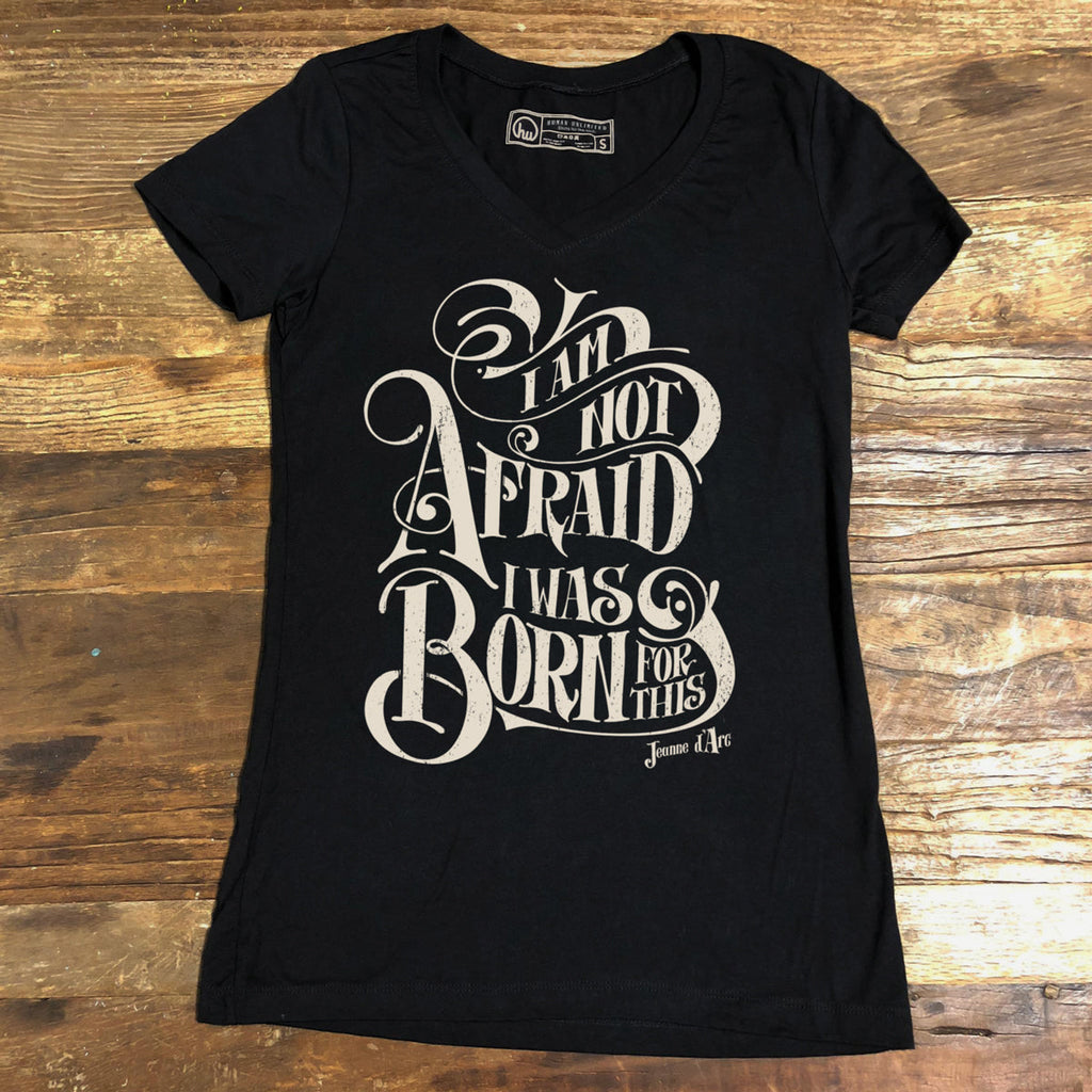 T-shirt - Born For This - Womens Vneck