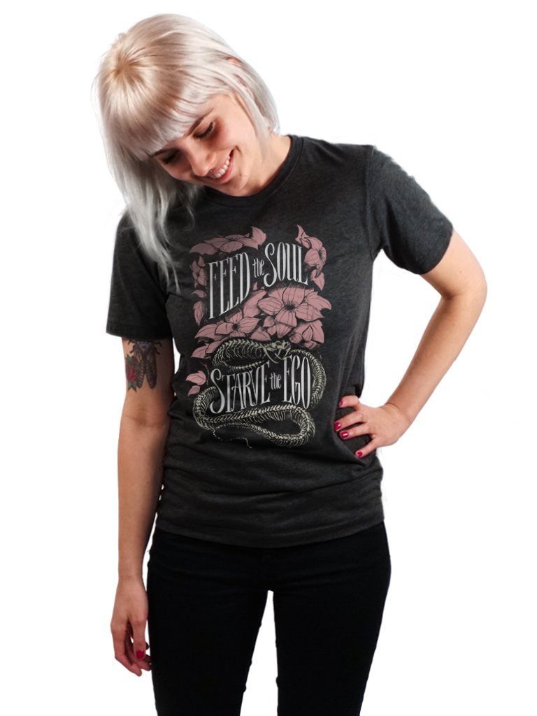 T-shirt - Feed The Soul. Starve The Ego. - Unisex
