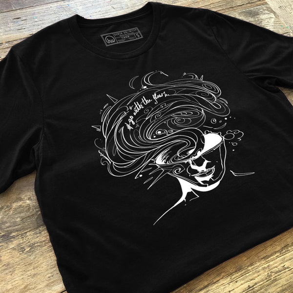 T-shirt - Go With The Flow - Imagine - Unisex