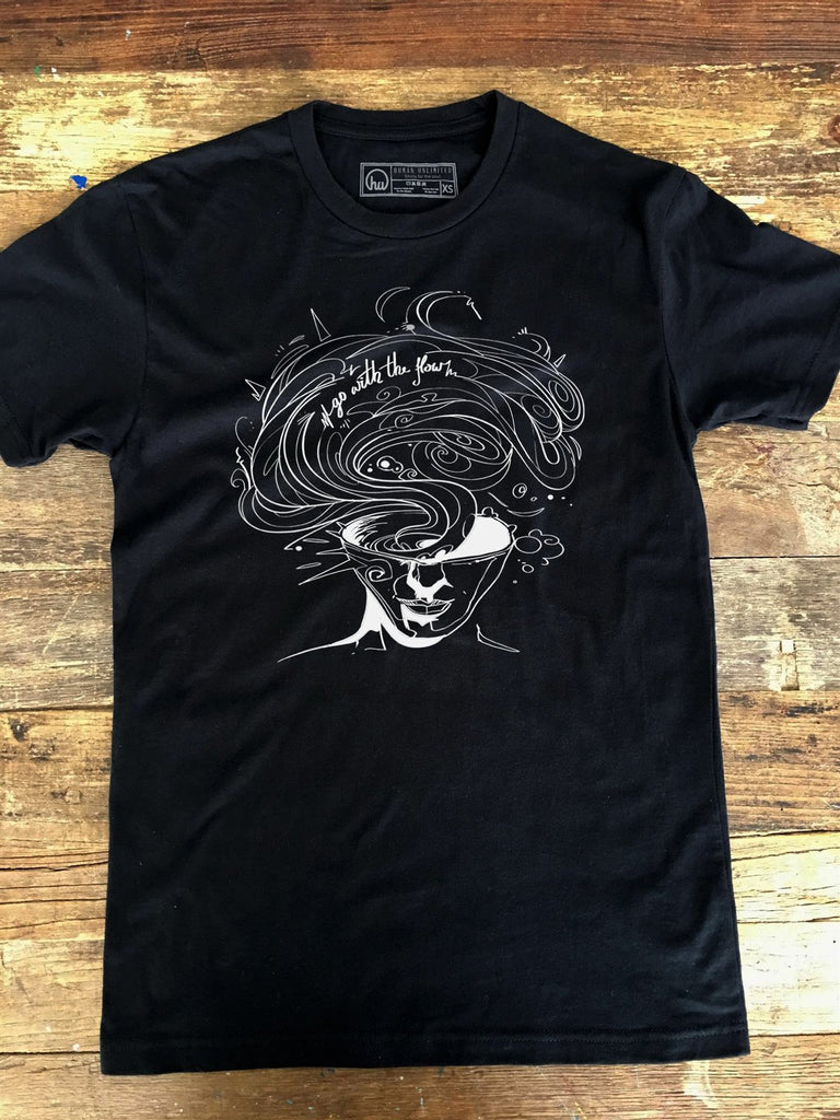 T-shirt - Go With The Flow - Imagine - Unisex