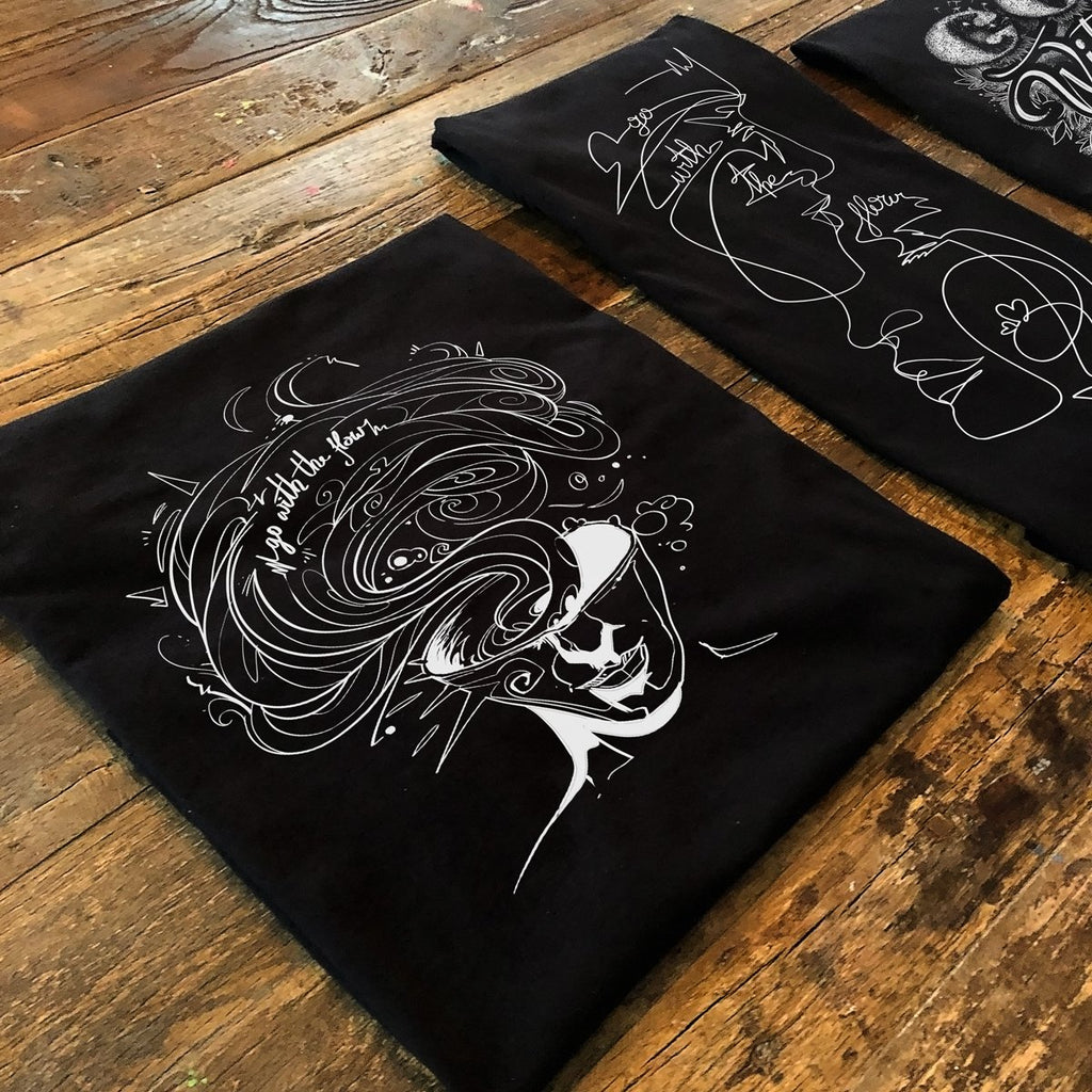 T-shirt - Go With The Flow - Imagine - Unisex