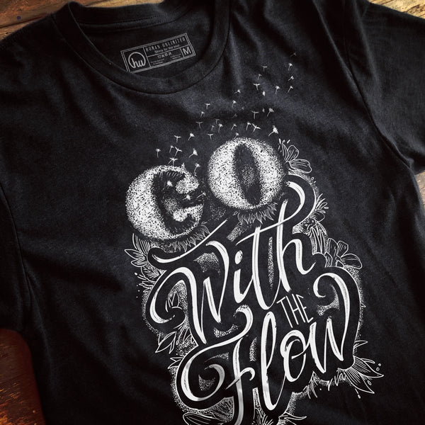 T-shirt - Go With The Flow - Live - Unisex