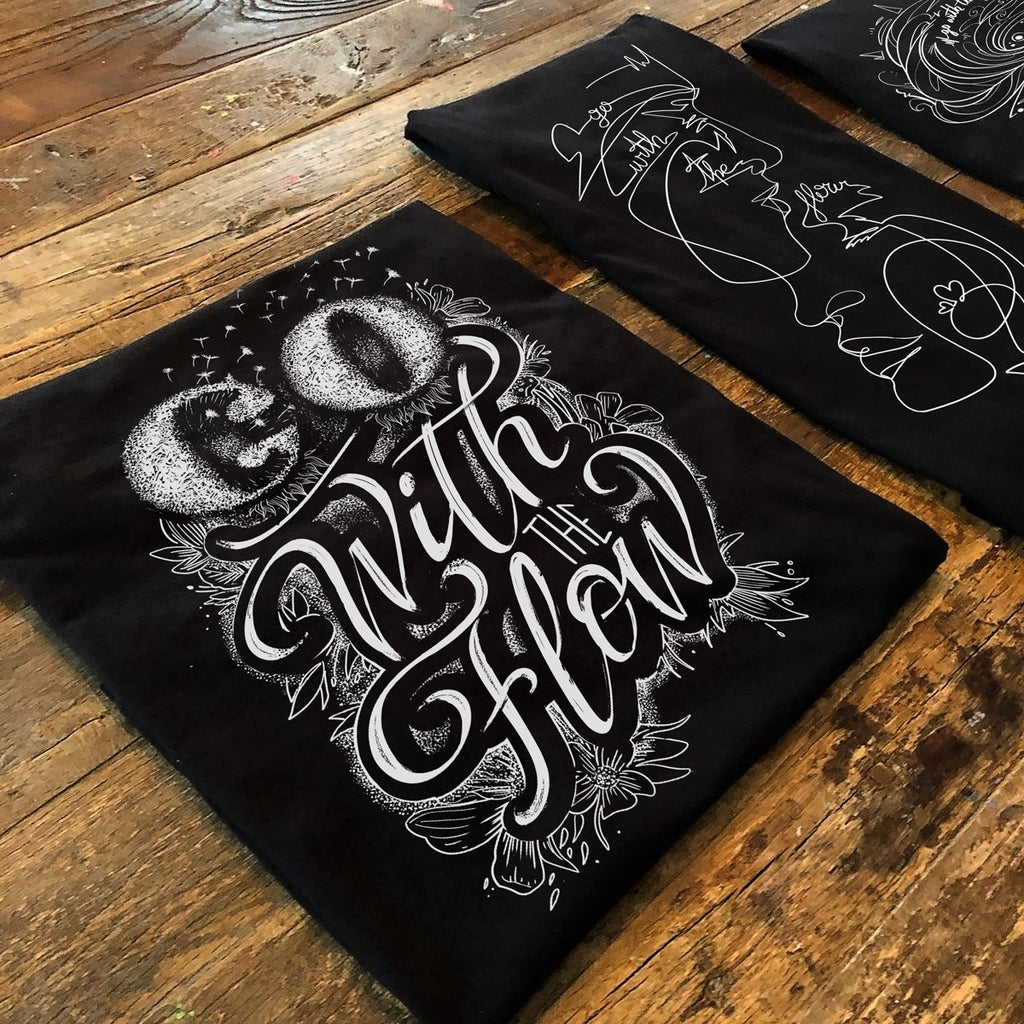 T-shirt - Go With The Flow - Live - Unisex