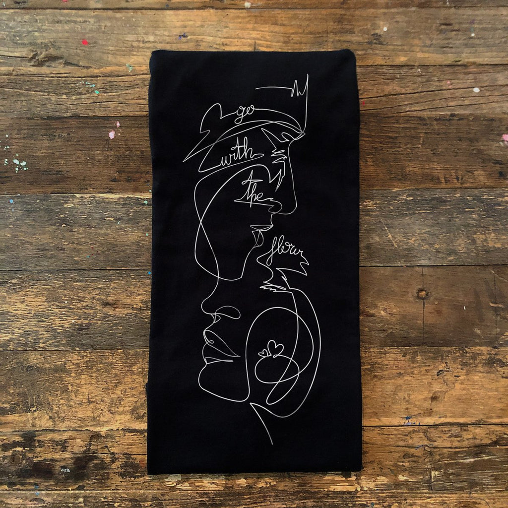 T-shirt - Go With The Flow - Love - Unisex