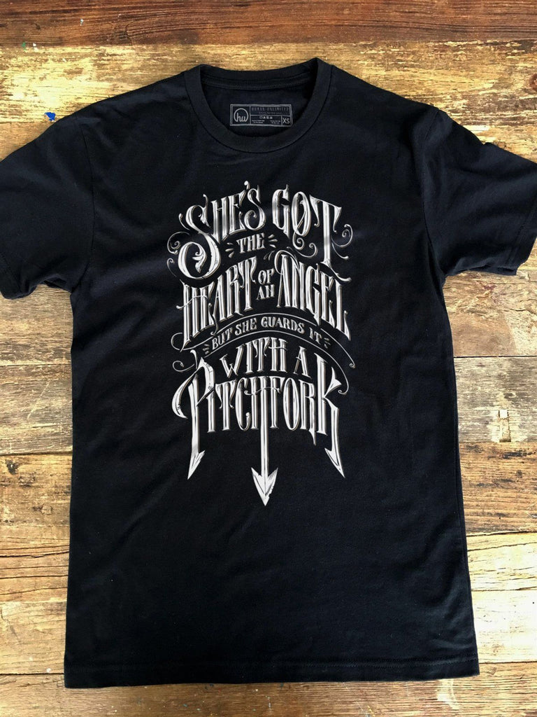 T-shirt - Heart & Pitchfork - Unisex Tee