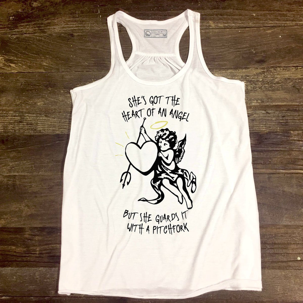 T-shirt - Heart & Pitchfork - Womens Tank