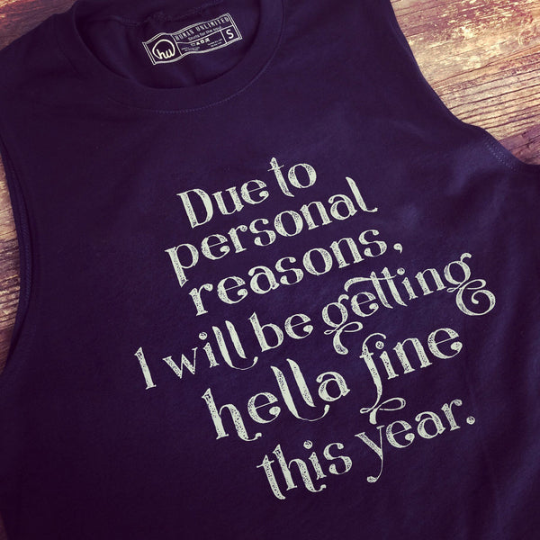 T-shirt - Hella Fine Muscle Tank - Unisex