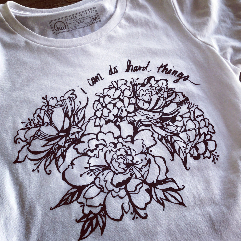 T-shirt - I Can Do Hard Things - Womens & Unisex