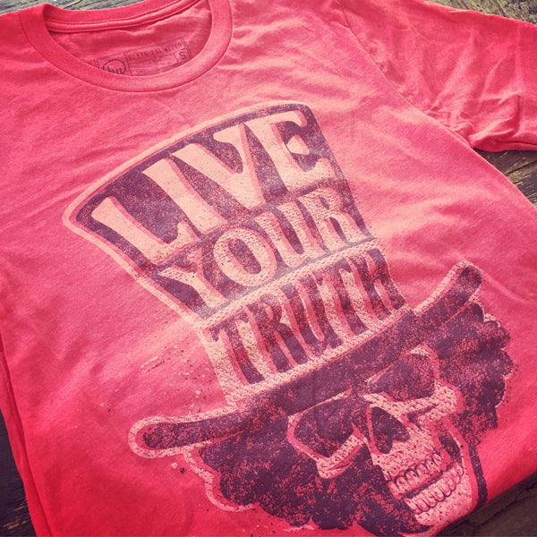 T-shirt - Live Your Truth - Mr. Bones - Unisex