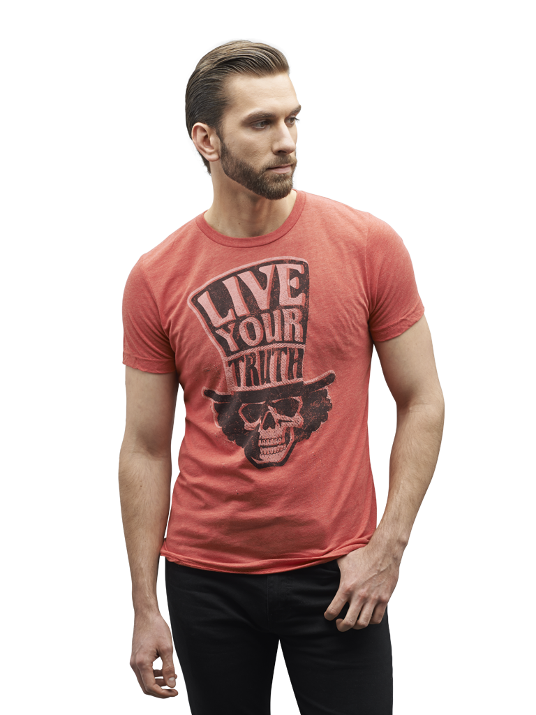 T-shirt - Live Your Truth - Mr. Bones - Unisex