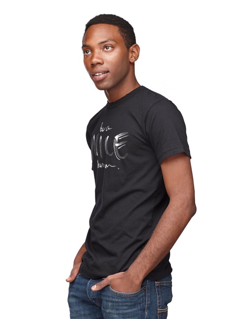 T-shirt-m - Be A Nice Human Tee - Unisex