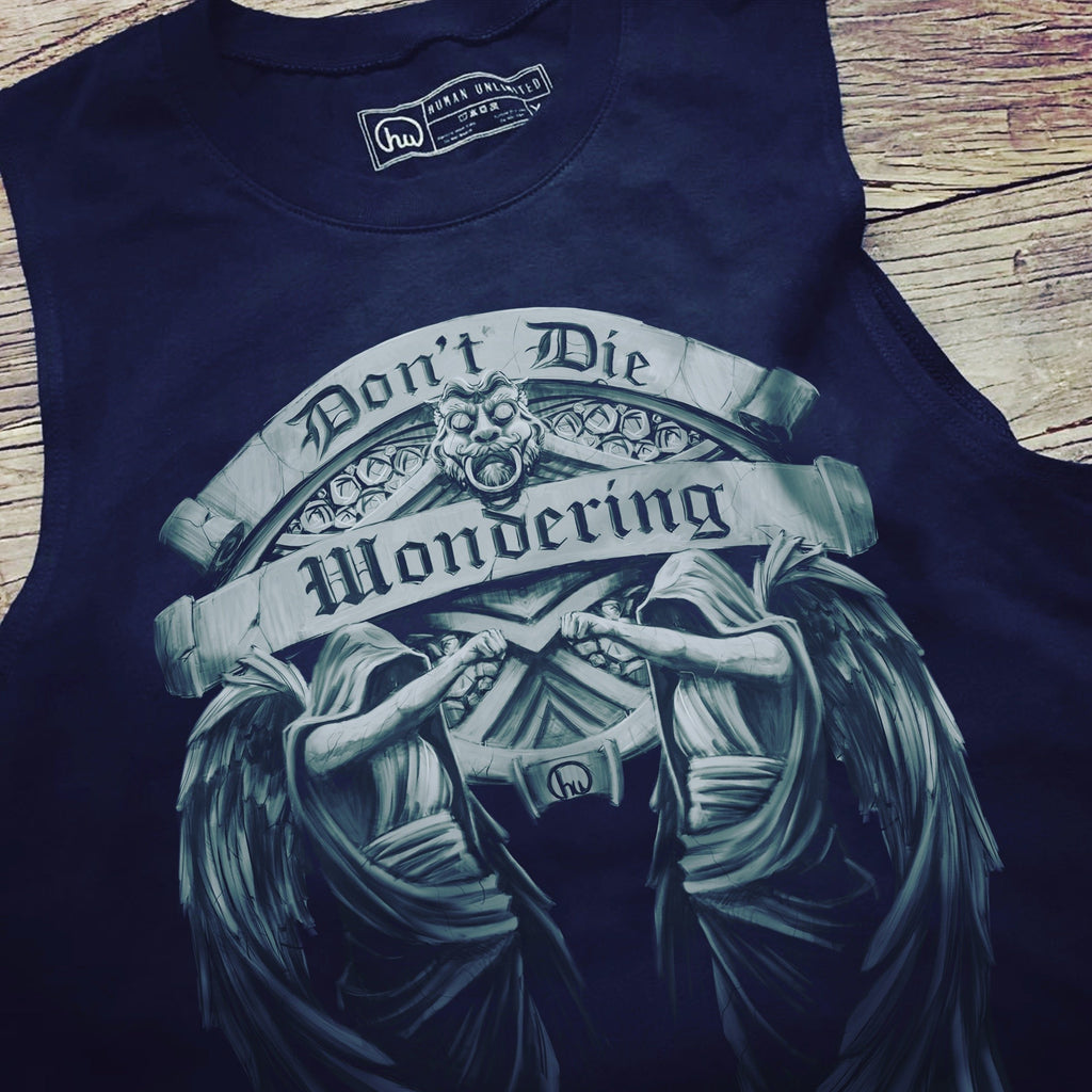 T-shirt-m - Don't Die Wondering - Angels - Tank - Unisex