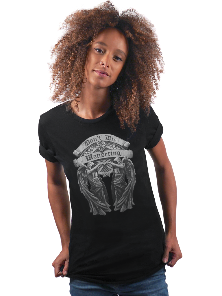 T-shirt-m - Don't Die Wondering - Angels - Tee - Unisex