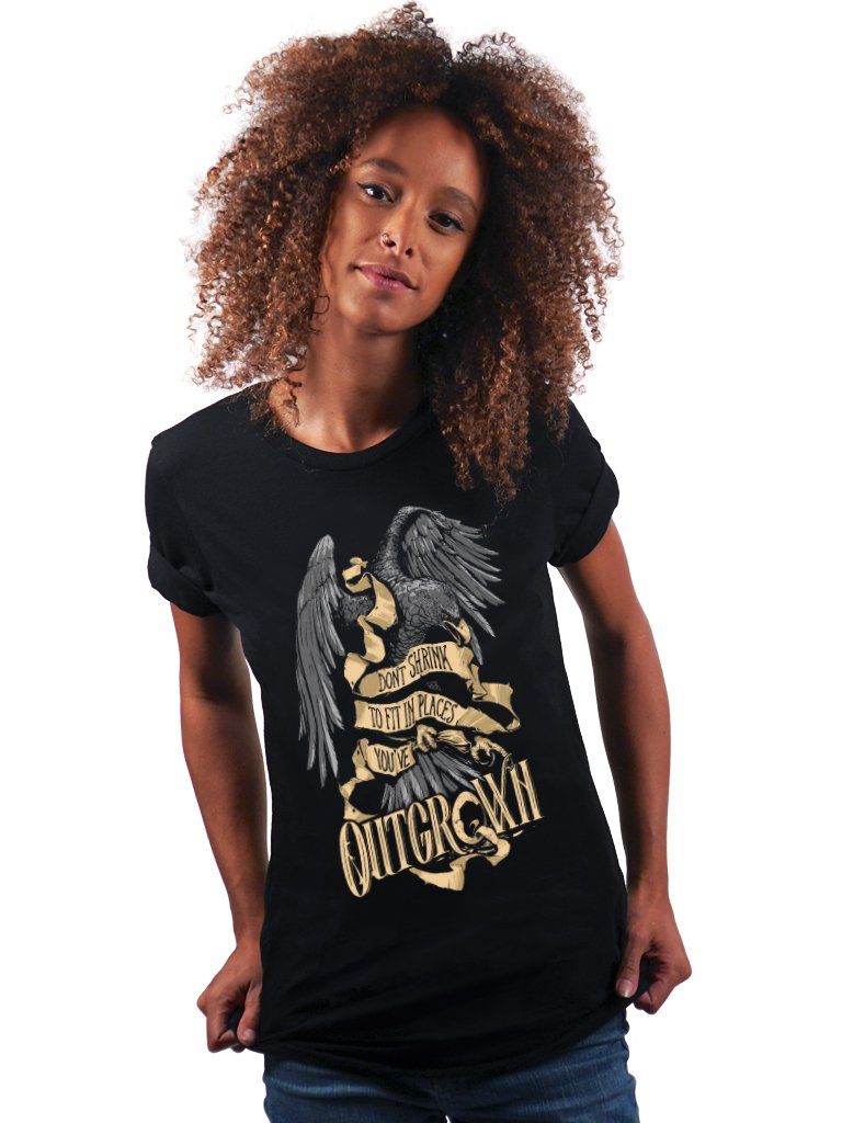 T-shirt-m - Don't Shrink To Fit In Places You've Outgrown - Unisex