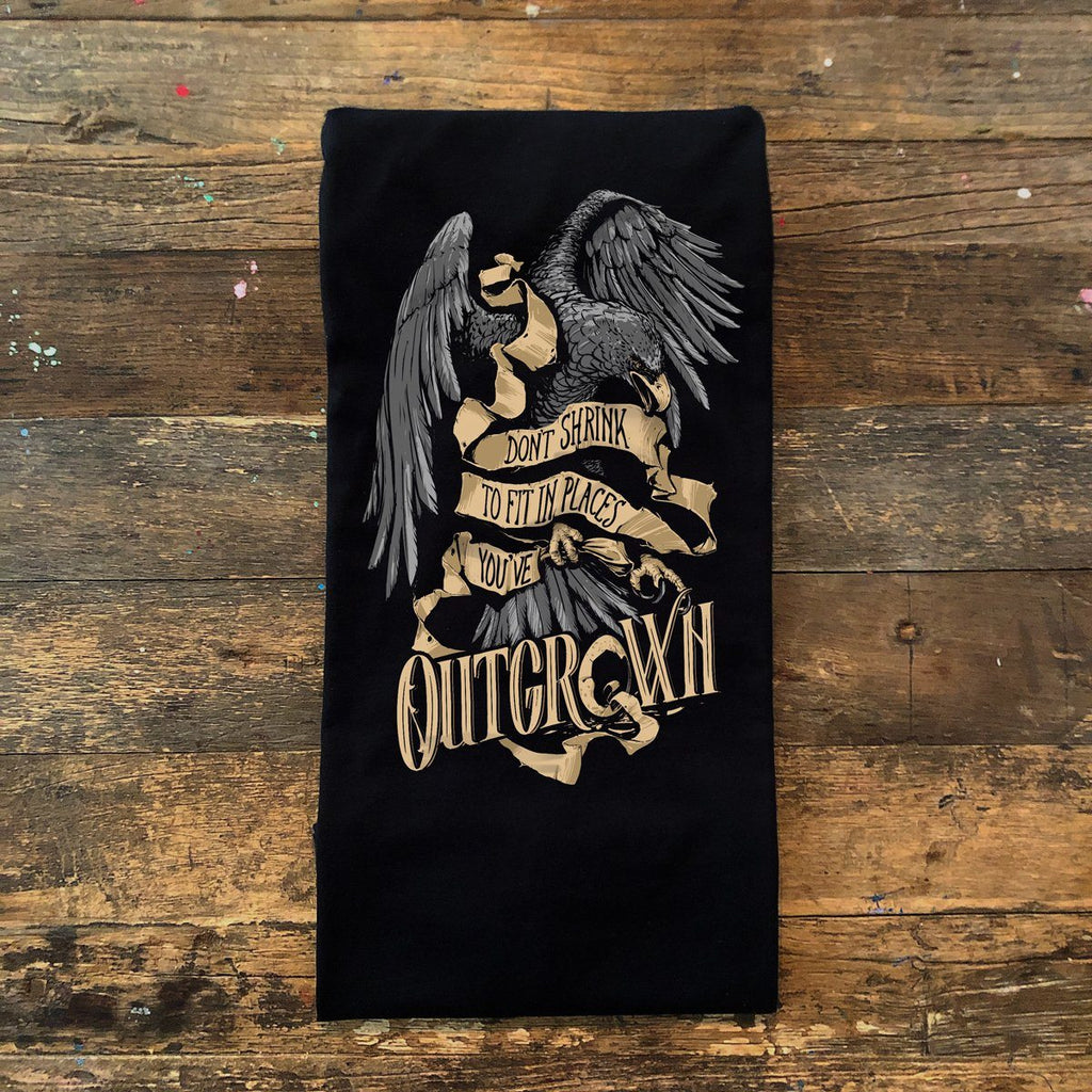 T-shirt-m - Don't Shrink To Fit In Places You've Outgrown - Unisex