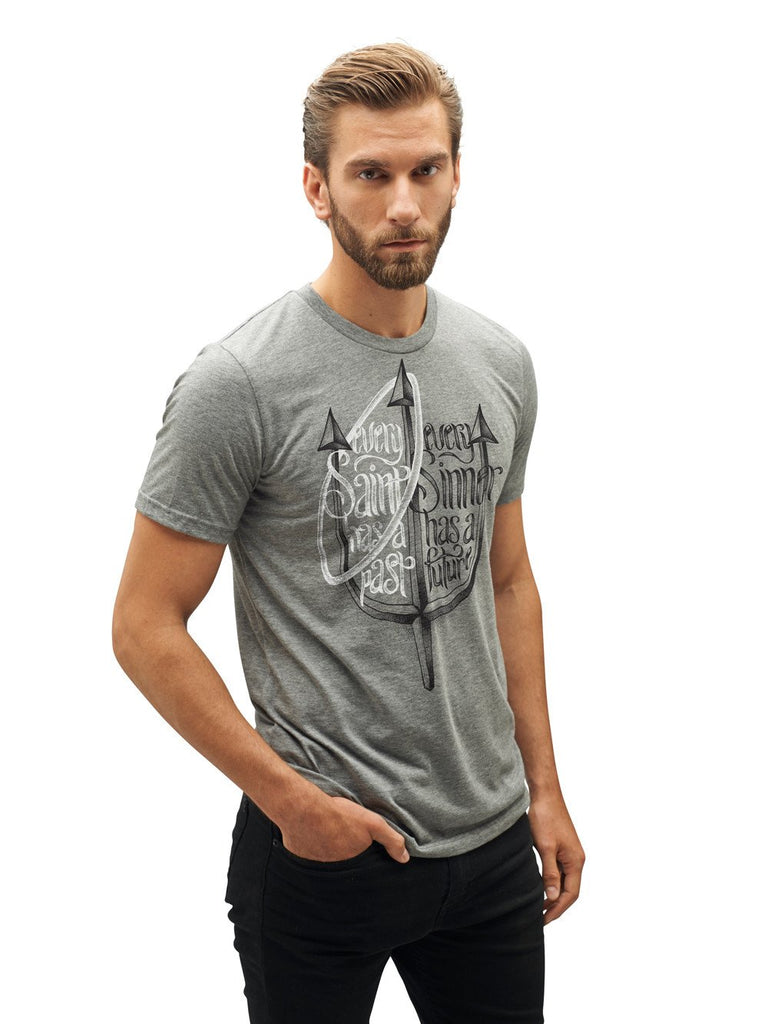 T-shirt-m - Gray Every Saint Every Sinner Shirt - Unisex