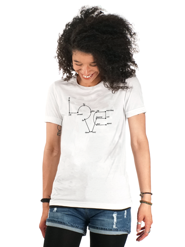 T-shirt-m - Love Appears (Dots) - Unisex
