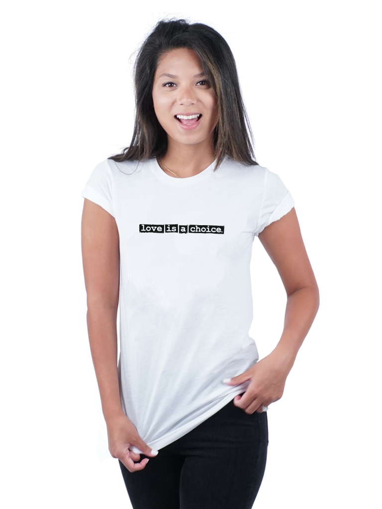 T-shirt-m - Love Is A Choice - Unisex