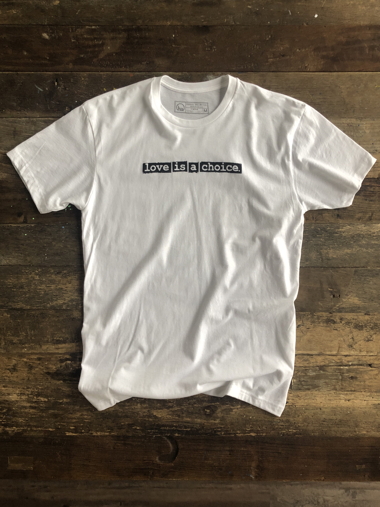 T-shirt-m - Love Is A Choice - Unisex