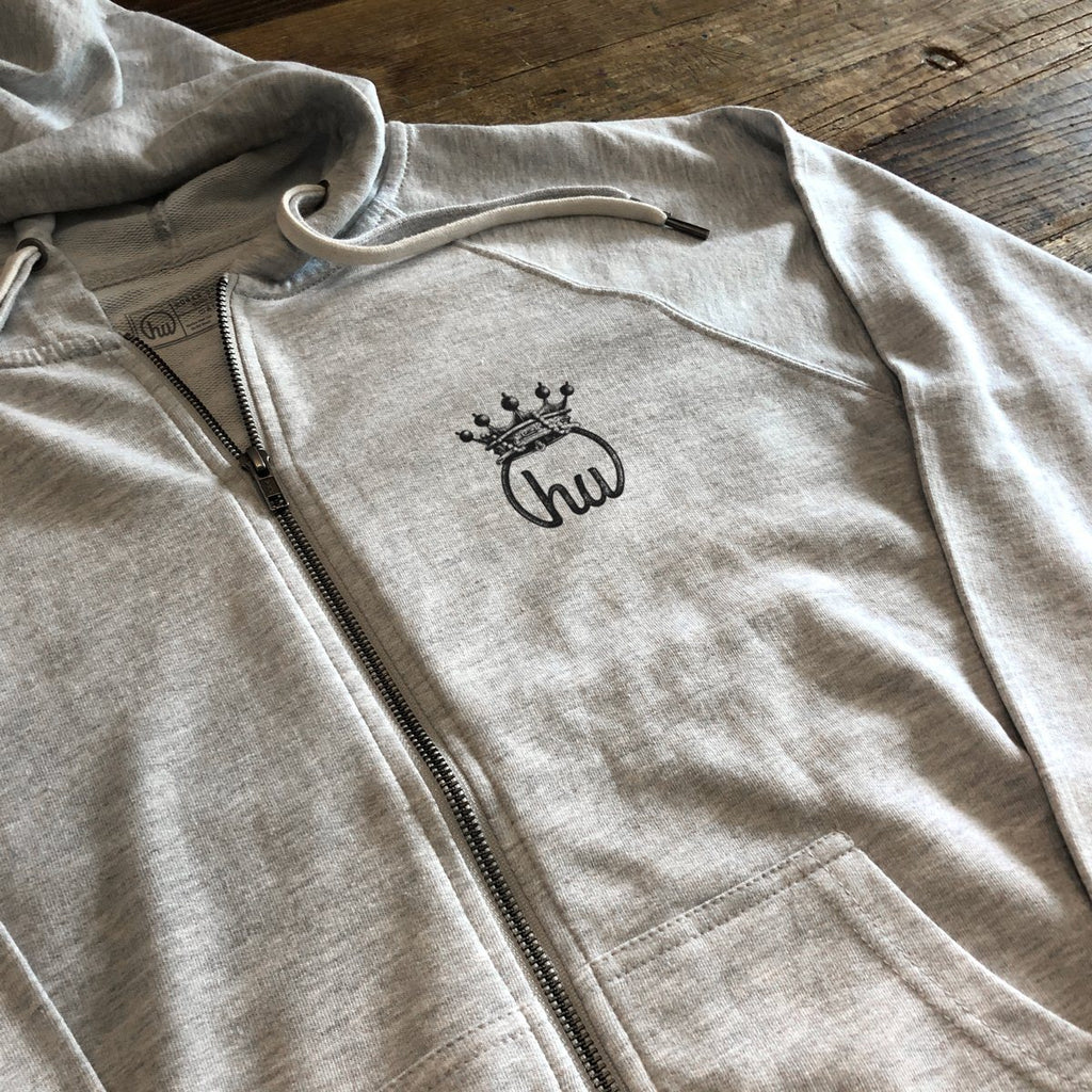 T-shirt - Queen Bee - Lightweight Zipper Hoodie - Unisex