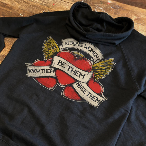 T-shirt - Strong Women - Lightweight Zipper Hoodie - Unisex