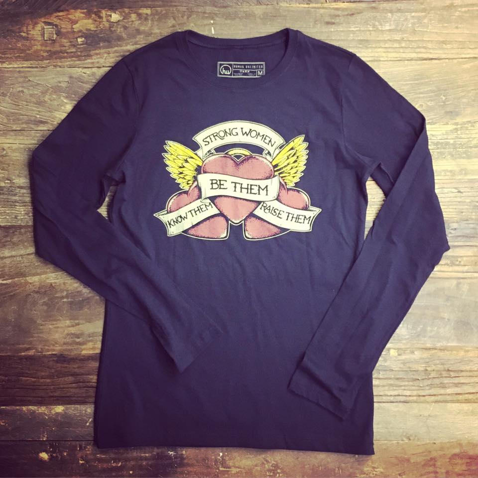 T-shirt - The Strong Women Shirt - Long Sleeve