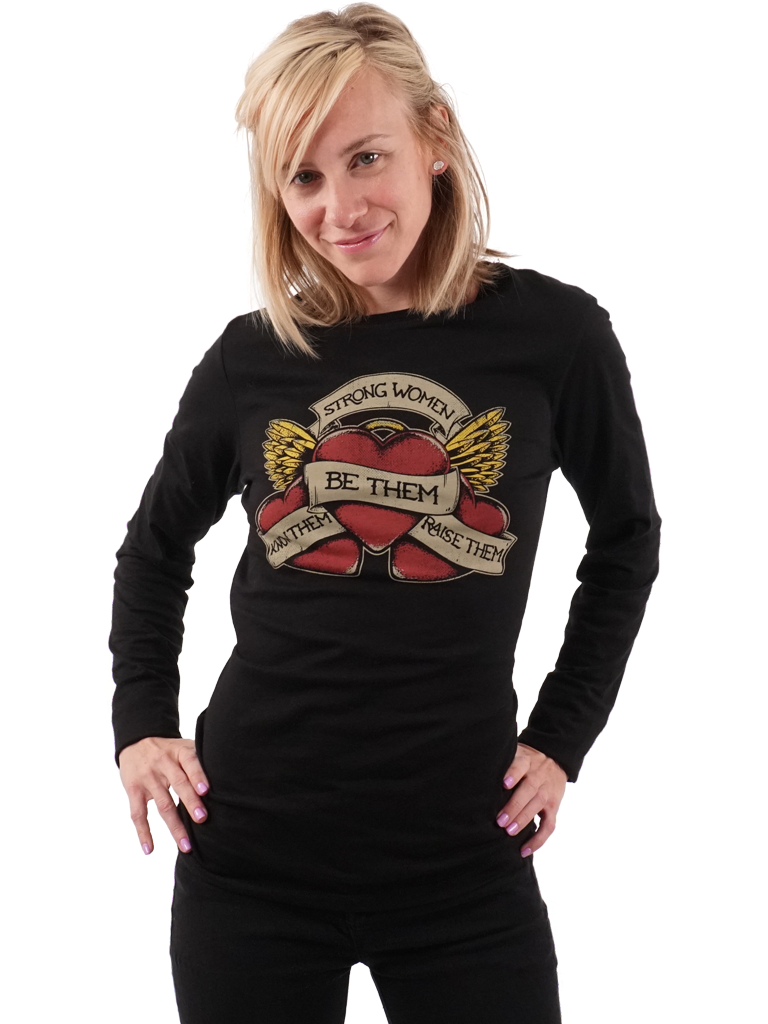 T-shirt - The Strong Women Shirt - Long Sleeve