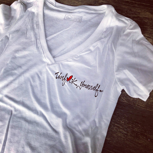 T-shirt - The Unfuck Yourself Shirt - Womens Vneck