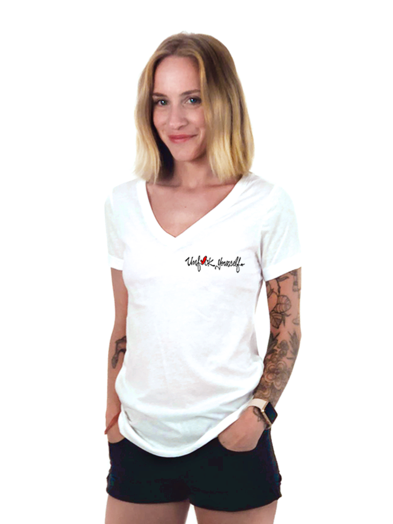 T-shirt - The Unfuck Yourself Shirt - Womens Vneck