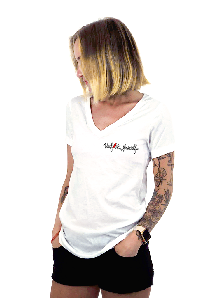 T-shirt - The Unfuck Yourself Shirt - Womens Vneck