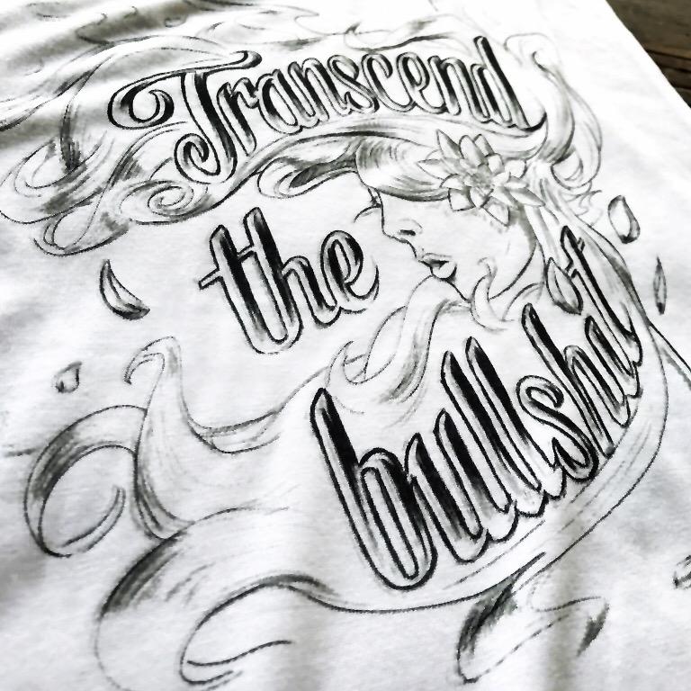T-shirt - Transcend The Bullshit - Breathe
