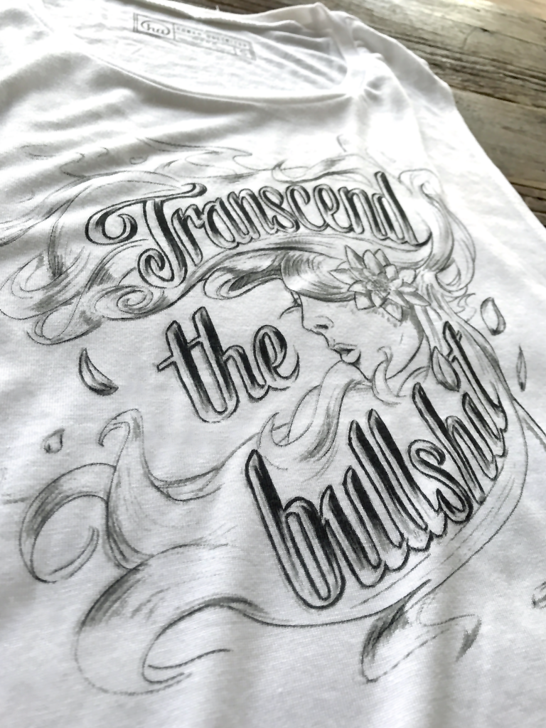T-shirt - Transcend The Bullshit - Breathe