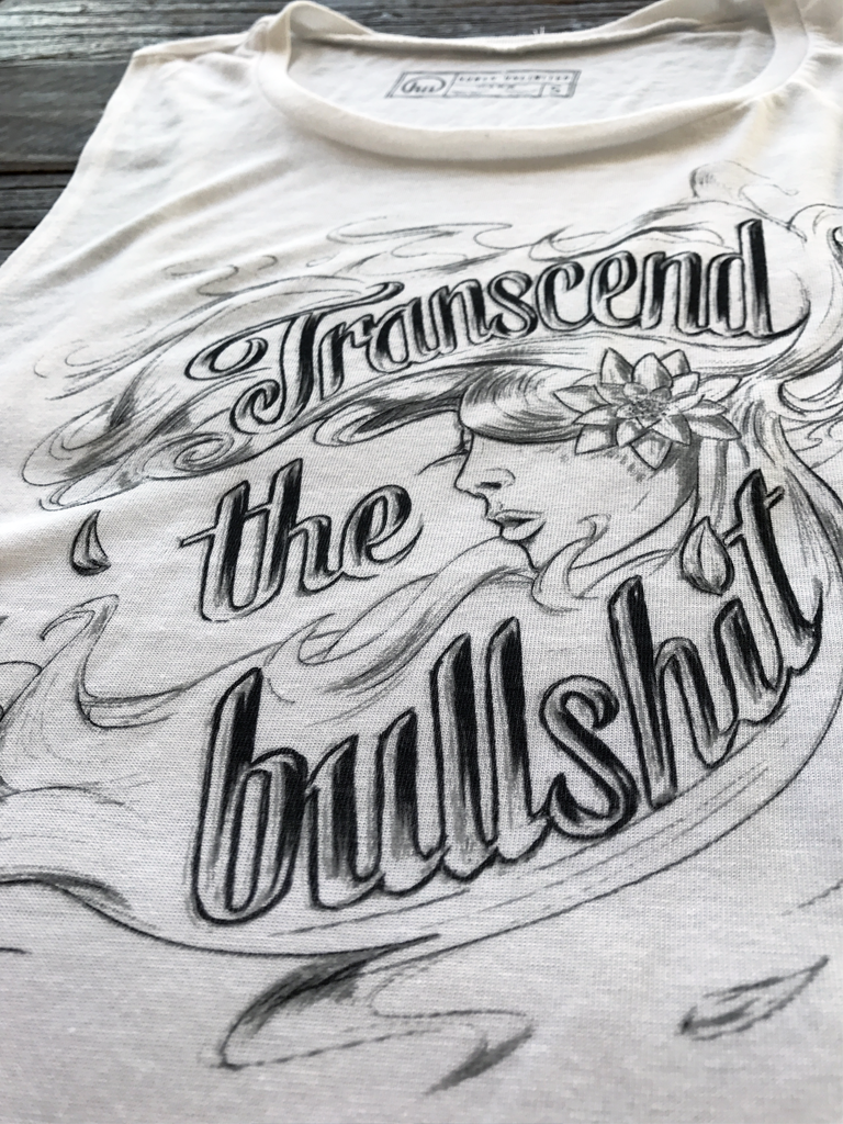 T-shirt - Transcend The Bullshit - Breathe